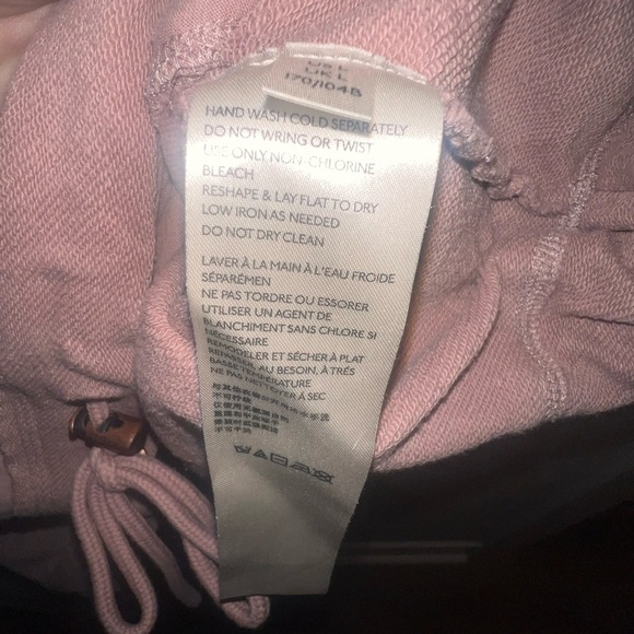 {NWOT Free People Movement Mauve Quarter Zip Pullover Comfy Jacket Size Large} - Picture 9 of 10